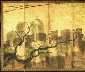 Die Brücke am Liji-Fluss